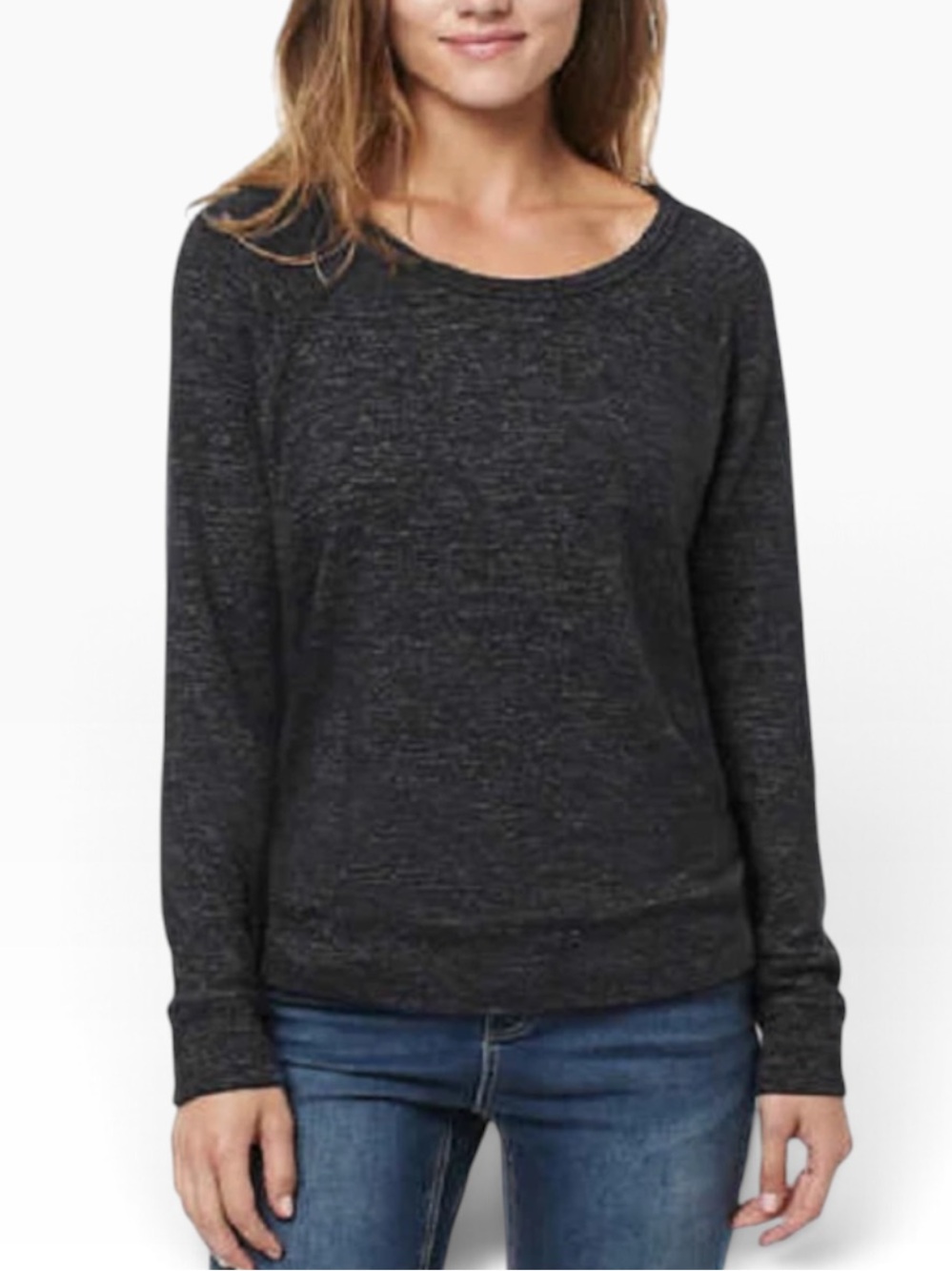 Buffalo David Bitton Cozy Long Sleeve Top NWT Size Medium Soft Casual Chic